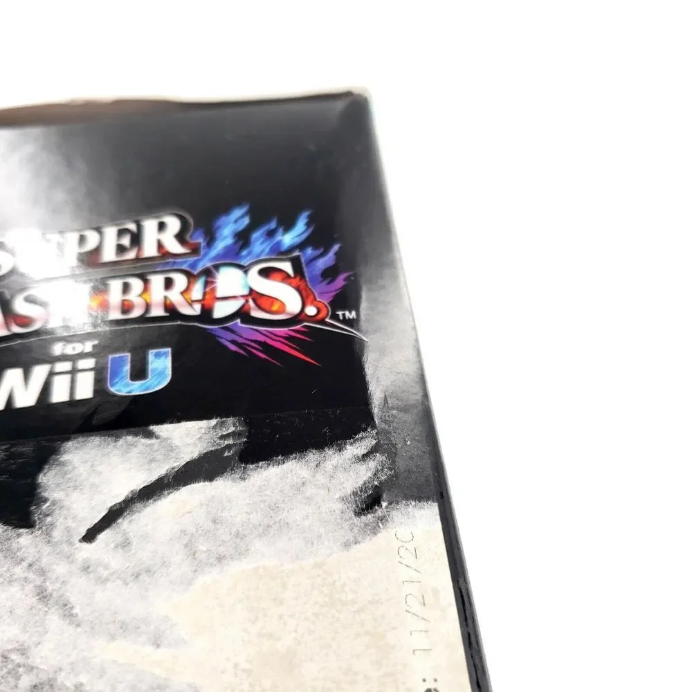 Super Smash Bros Game, Controller, Adapter Bundle Nintendo Wii U New Sealed